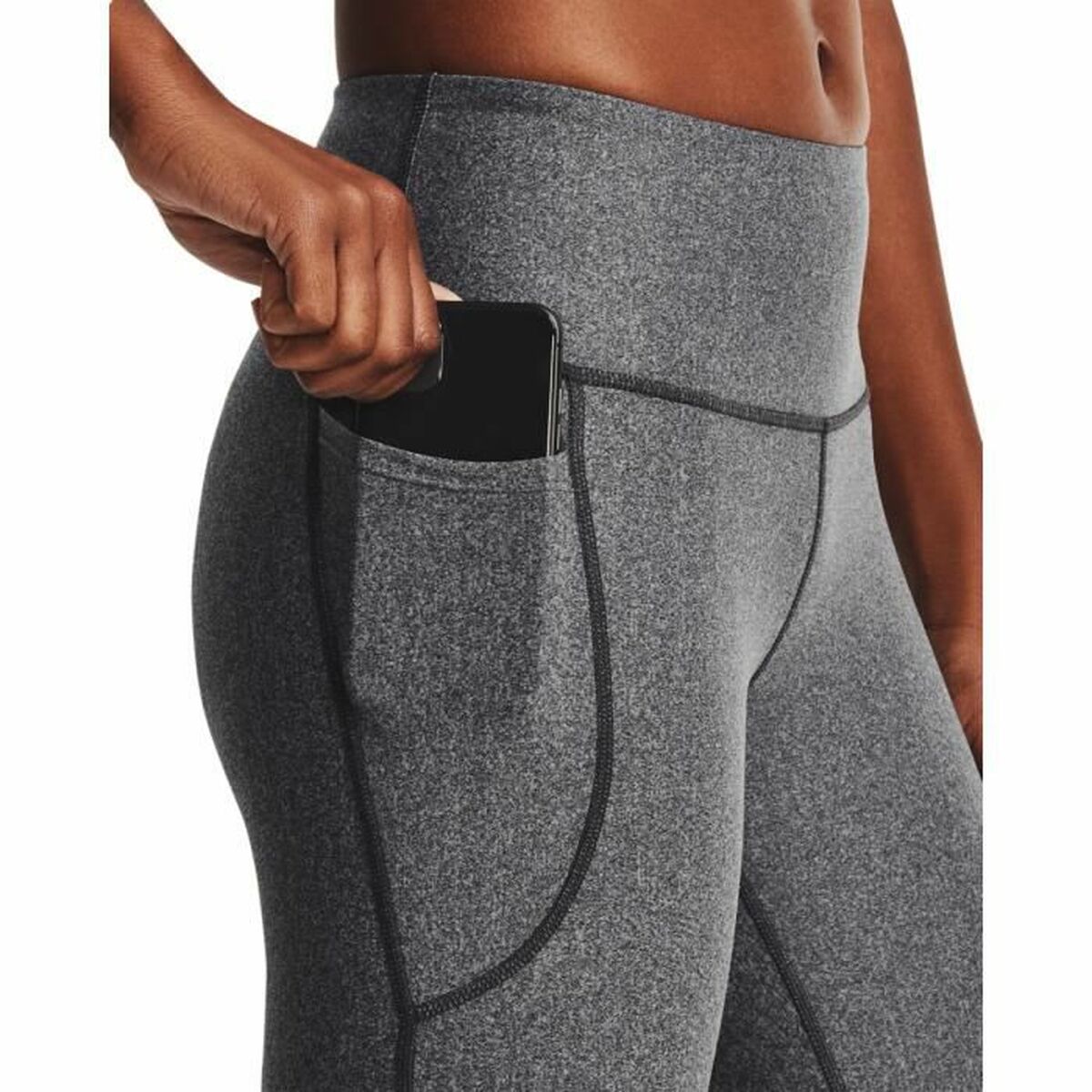 Sportleggings voor Dames Under Armour Grijs S