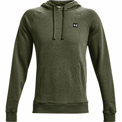 Herenhoodie Under Armour Riva Olijf