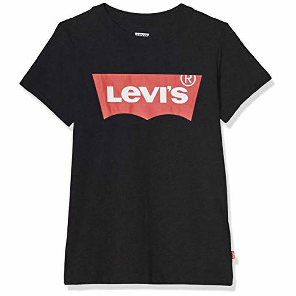 Kinder-T-Shirt met Korte Mouwen Levi's 8157 Zwart