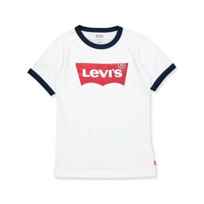 Kinder-T-Shirt met Korte Mouwen Levi's Batwing Ringer