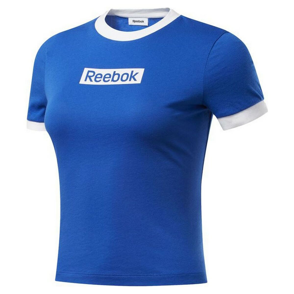 Shirt Reebok Essentials Linear Logo Blauw