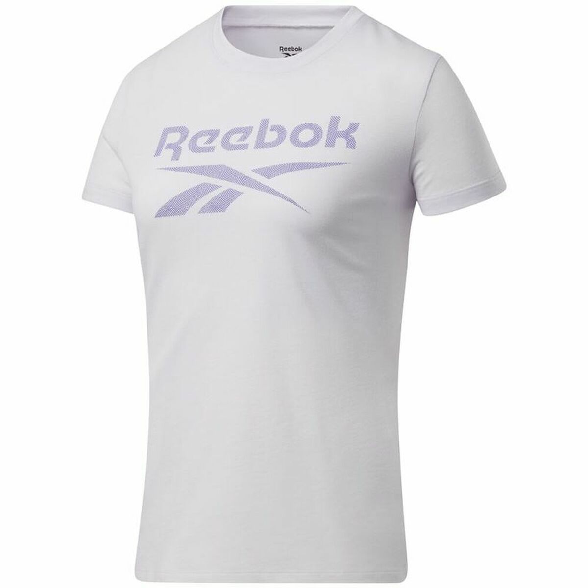 Dames-T-Shirt met Korte Mouwen Reebok Workout Ready Supremium Paars Wit