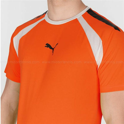 Heren-T-Shirt met Korte Mouwen Puma TeamLIGA Oranje Mannen