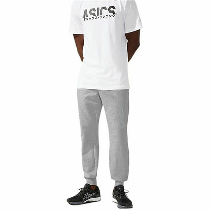 Lange sportbroek Asics Big Logo Grijs Mannen