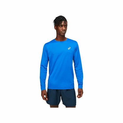 Heren-T-Shirt met Lange Mouwen Asics Core SS Top Blauw