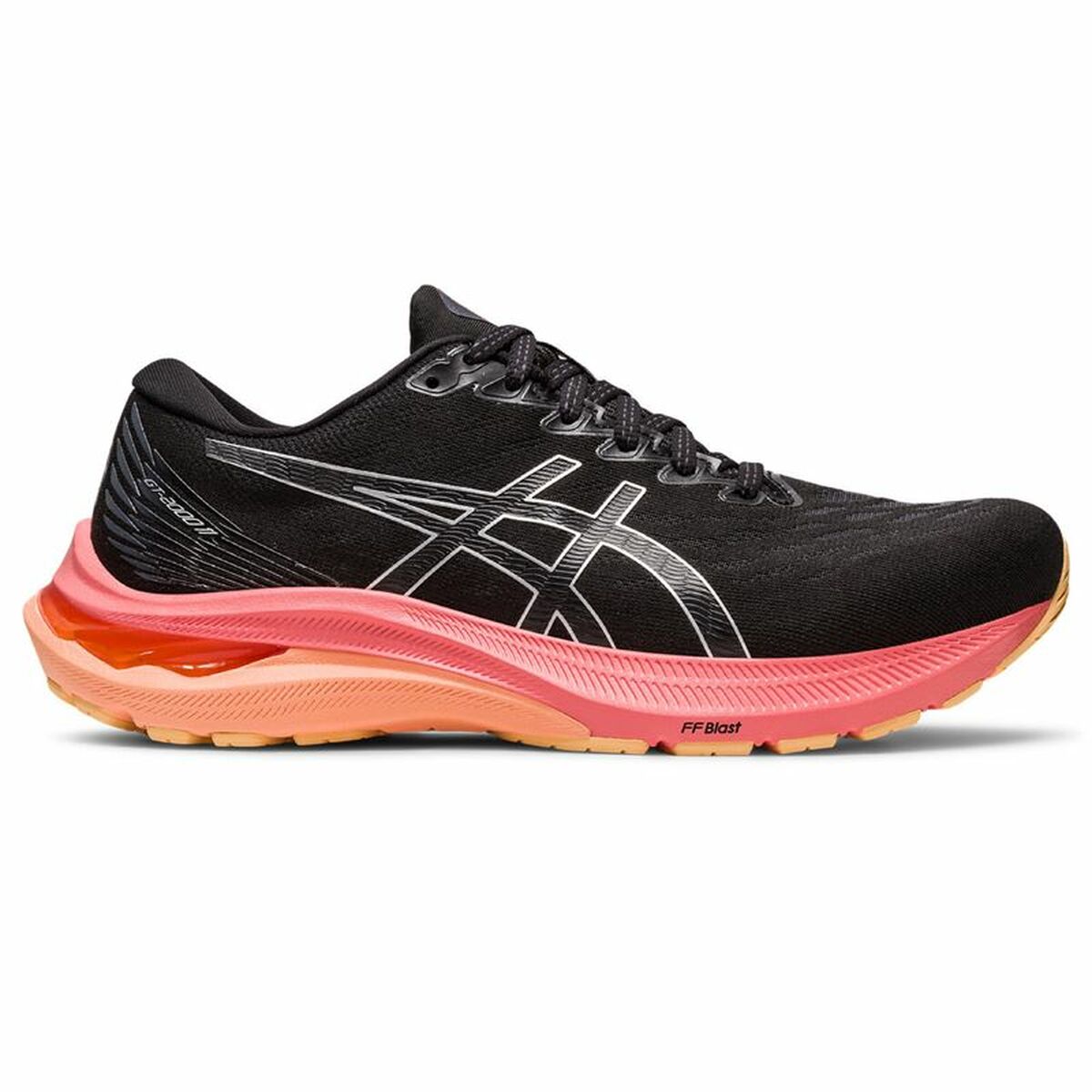 Hardloopschoenen voor Volwassenen Asics GT-2000 11 Vrouw Zwart