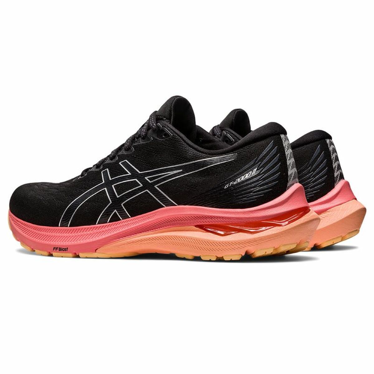 Hardloopschoenen voor Volwassenen Asics GT-2000 11 Vrouw Zwart