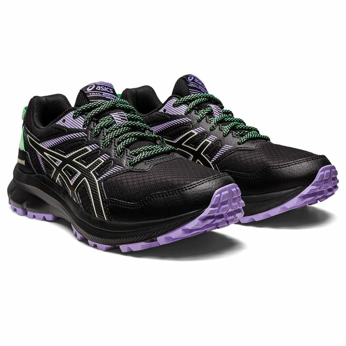 Hardloopschoenen voor Volwassenen Asics Trail Scout 2 Vrouw Zwart