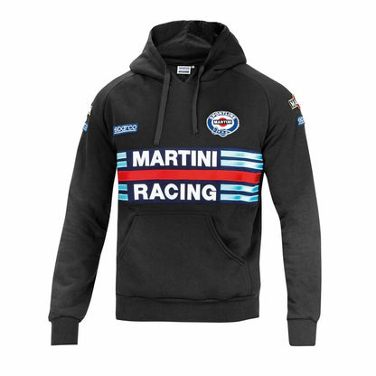 Hoodie Sparco Martini Racing Zwart Maat M