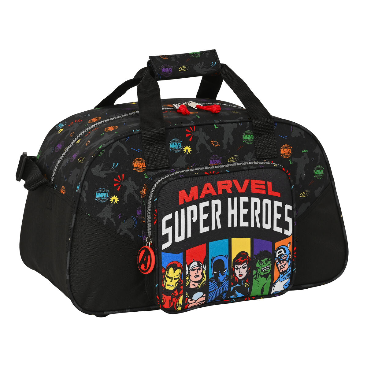 Sporttas The Avengers Super heroes Zwart (40 x 24 x 23 cm)