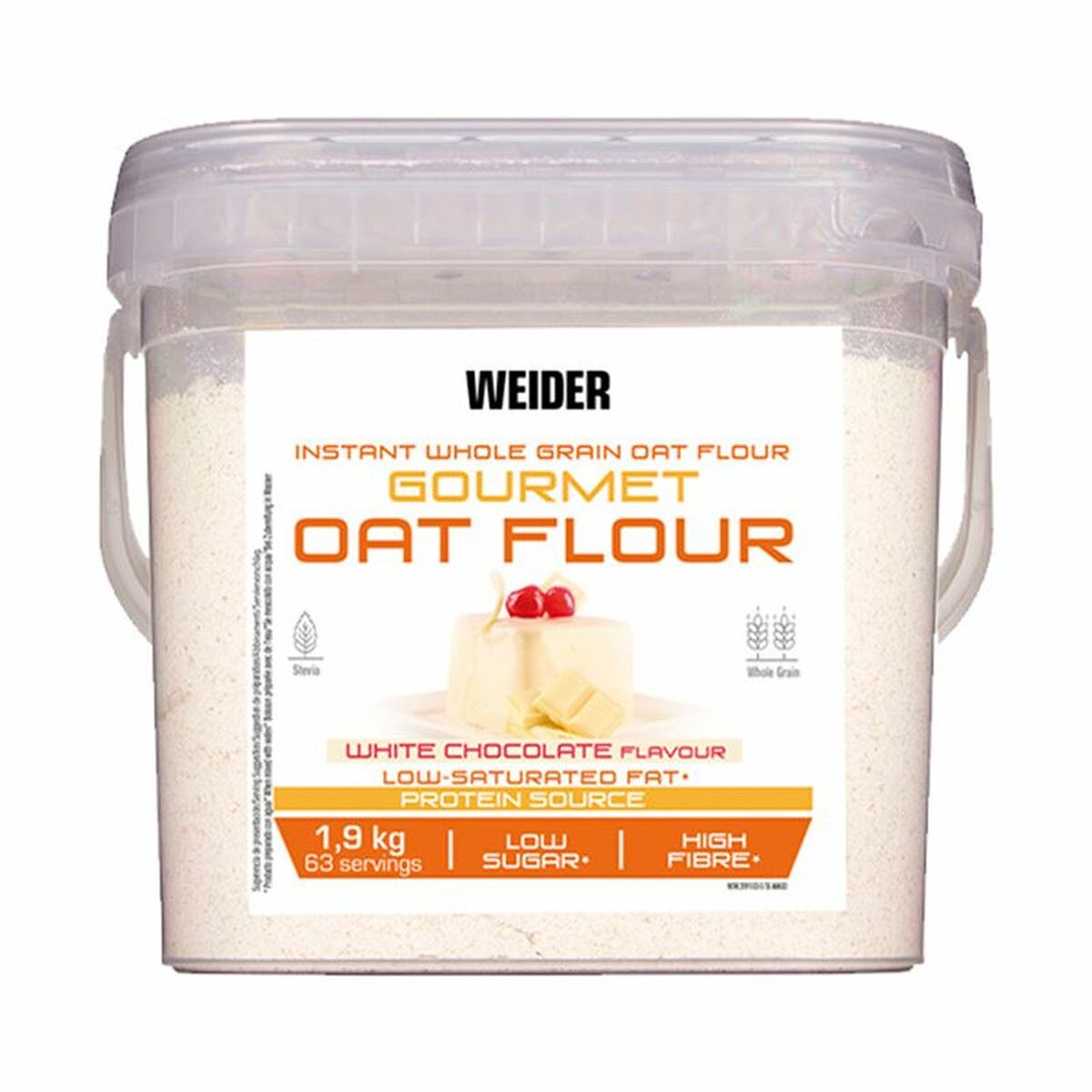 Havermout Weider Gourmet Witte chocolade (1,9 kg)