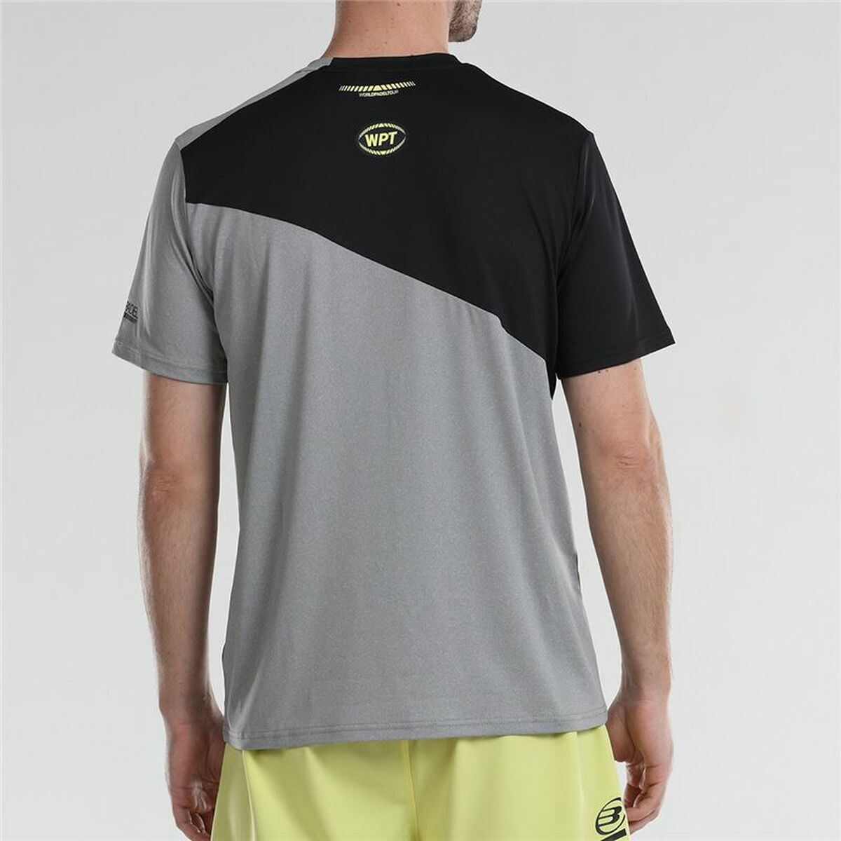 Heren-T-Shirt met Korte Mouwen Bullpadel Lucio Grijs