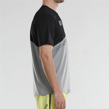 Heren-T-Shirt met Korte Mouwen Bullpadel Lucio Grijs