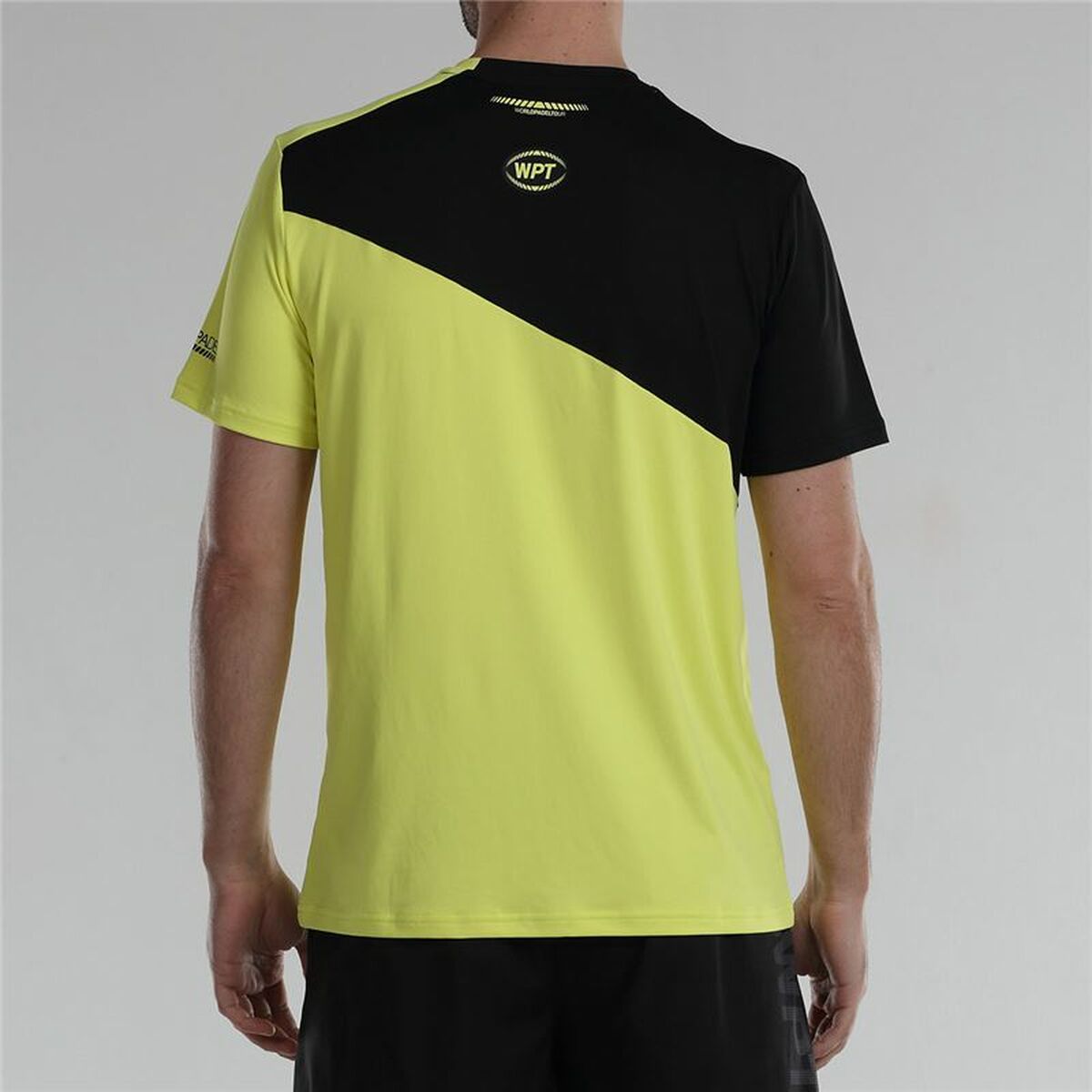 Heren-T-Shirt met Korte Mouwen Bullpadel Lucio Zwart