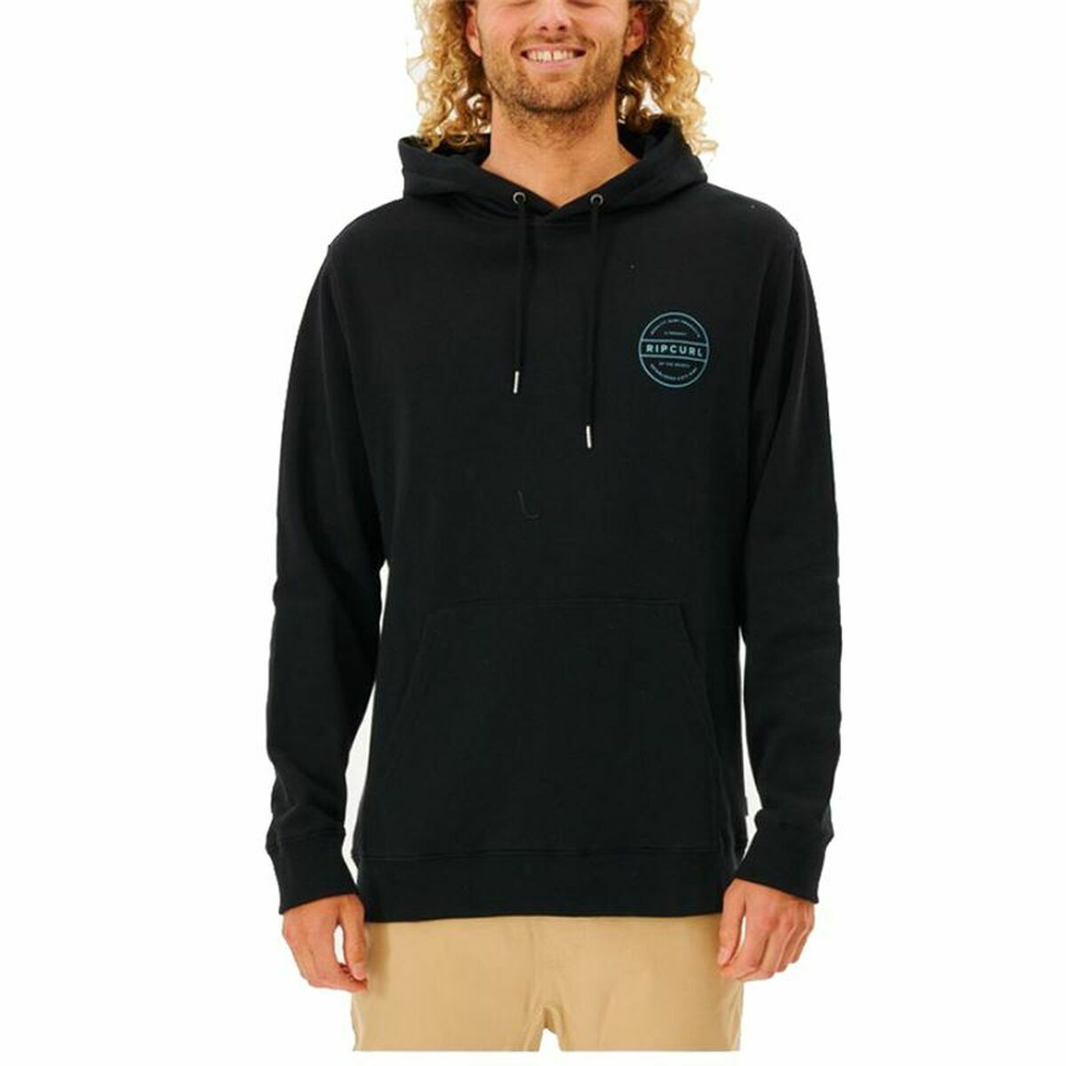 Herenhoodie Rip Curl Re Entry Zwart